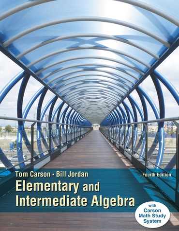 Solutions Manual for Elementary and Intermediate Algebra 4th Edition by Tom Carson