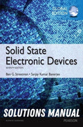 Solutions Manual for Solid State Electronic Devices 7th Edition by Ben Streetman