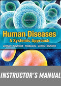 Instructor Manual for Human Diseases 8th Edition by Mark Zelman