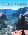 Instructor Manual for Guide To College Reading 11th Edition by Kathleen T. McWhorter