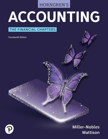 Instructor Manual for Horngren's Accounting, The Financial Chapters 14th Edition by Tracie L. Miller