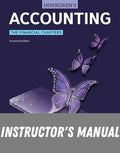 Instructor Manual for Horngren's Accounting, The Financial Chapters 14th Edition by Tracie L. Miller
