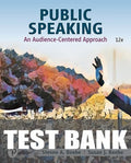 Test Bank for Public Speaking: An Audience-Centered Approach 12th Edition by Steven A. Beebe