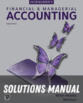 Solutions Manual for Horngren's Financial and Managerial Accounting 8th Edition by Tracie L. Miller