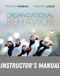 Instructor Manual for Organizational Behavior 19th Edition by Stephen P. Robbins