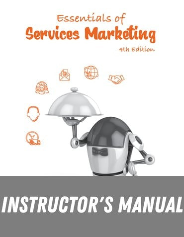 Instructor Manual for Essentials of Services Marketing 4th Edition by Jochen Wirtz
