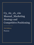 Instructor Manual for C3_A2_1A_1As Manual_Marketing Strategy and Competitive Positioning 7th Edition