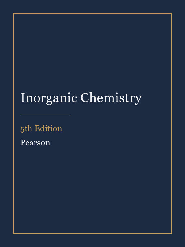Instructor Manual for Inorganic Chemistry 5th Edition
