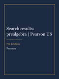Solutions Manual for Search results: prealgebra | Pearson US 7th Edition