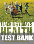 Test Bank for Teaching Today's Health 10th Edition by David Anspaugh