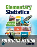 Solutions Manual for Elementary Statistics: Picturing the World 8th Edition by Ron Larson