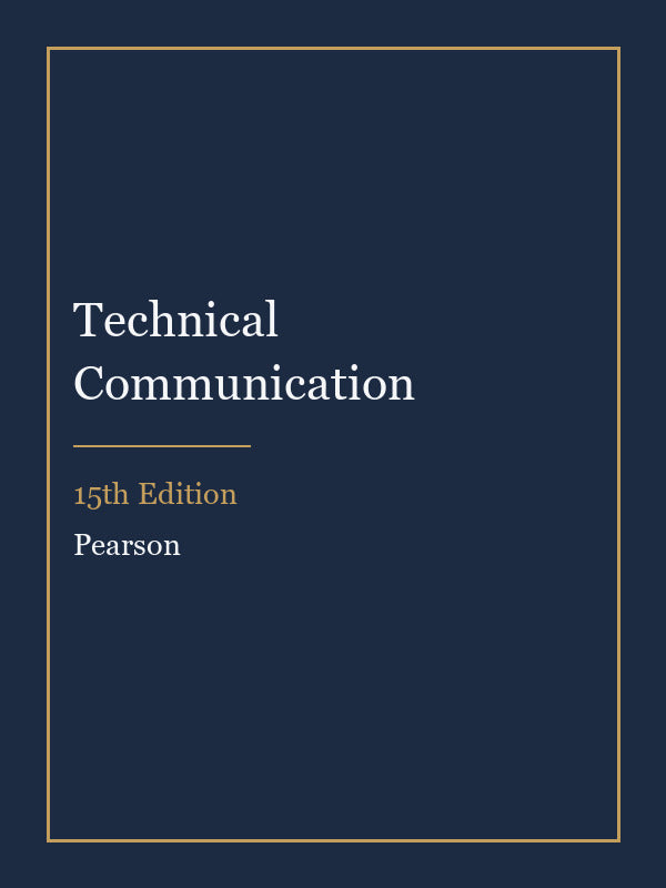 Test Bank for Technical Communication 15th Edition