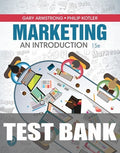Test Bank for Marketing: An Introduction 15th Edition by Gary Armstrong