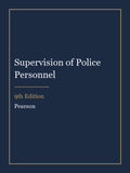 Instructor Manual for Supervision of Police Personnel 9th Edition