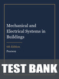 Test Bank for Mechanical and Electrical Systems in Buildings 6th Edition