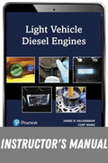 Instructor Manual for Light Vehicle Diesel Engines 1st Edition by James Halderman