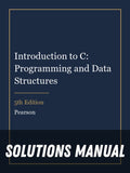 Solutions Manual for Introduction to C: Programming and Data Structures 5th Edition