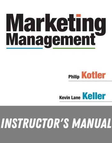 Instructor Manual for Marketing Management 16th Edition by Philip Kotler