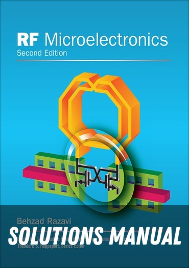 Solutions Manual for RF Microelectronics 2nd Edition by Behzad Razavi