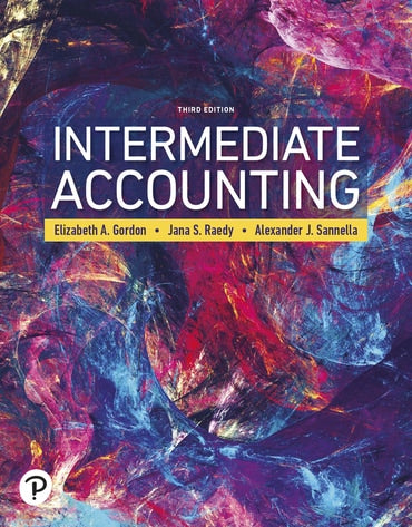 Test Bank for Intermediate Accounting 3rd Edition by Elizabeth A. Gordon