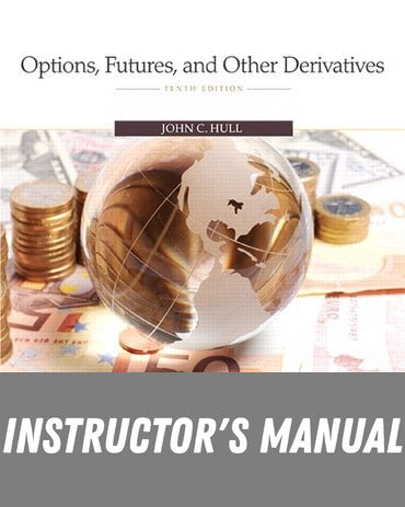 Instructor Manual for Options, Futures, and Other Derivatives 11th Edition by John C. Hull