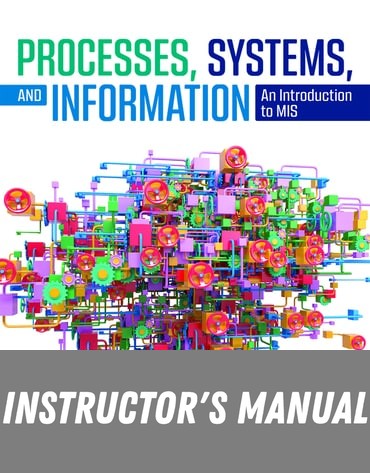 Instructor Manual for Processes, Systems, and Information: An Introduction to MIS 4th Edition by Earl H. McKinney