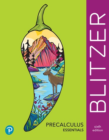 Solutions Manual for Precalculus Essentials 6th Edition by Robert F. Blitzer