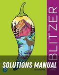 Solutions Manual for Precalculus Essentials 6th Edition by Robert F. Blitzer
