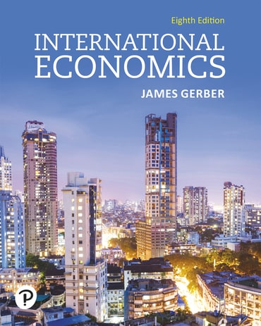 Test Bank for International Economics 8th Edition by James Gerber