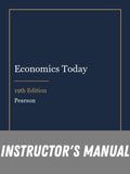 Instructor Manual for Economics Today 19th Edition