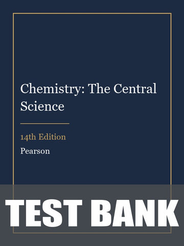 Test Bank for Chemistry: The Central Science 14th Edition