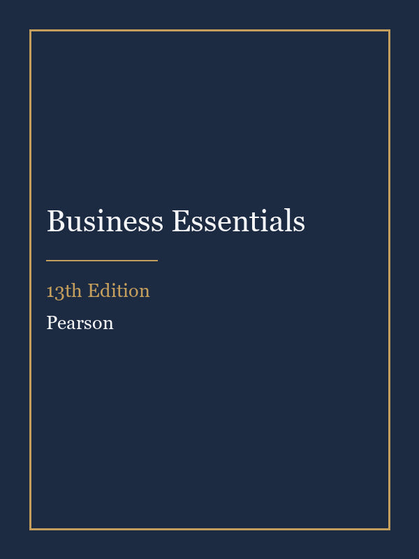 Test Bank for Business Essentials 13th Edition