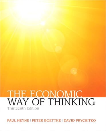 Test Bank for The Economic Way of Thinking 13th Edition by Paul L. Heyne