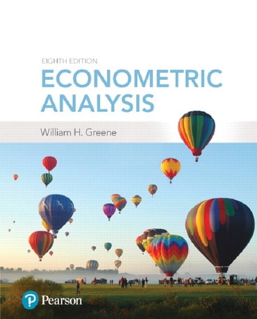Solutions Manual for Econometric Analysis 8th Edition by William H. Greene