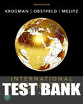 Test Bank for International Economics: Theory and Policy 12th Edition by Paul R. Krugman