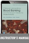 Instructor Manual for Clinical Laboratory Blood Banking and Transfusion Medicine Practices 1st Edition by Gretchen Johns