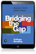 Test Bank for Bridging the Gap: College Reading 13th Edition by Brenda D. Smith