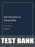 Test Bank for Introduction to Hospitality 8th Edition