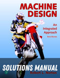 Solutions Manual for Machine Design: An Integrated Approach 6th Edition by Robert L. Norton