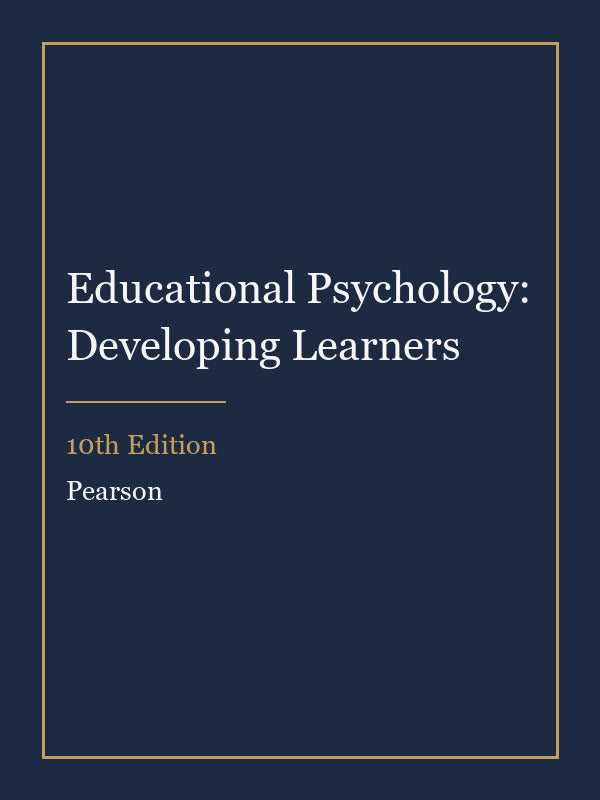 Test Bank for Educational Psychology: Developing Learners 10th Edition