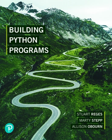 Solutions Manual for Building Python Programs 1st Edition by Stuart Reges