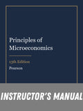 Instructor Manual for Principles of Microeconomics 13th Edition