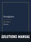 Solutions Manual for Prealgebra 8th Edition