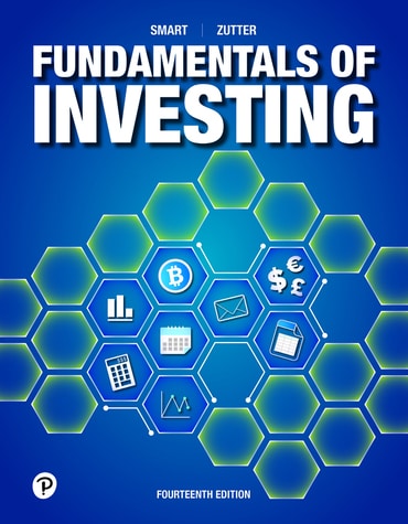 Test Bank for Fundamentals of Investing 14th Edition by Scott B. Smart