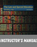 Instructor Manual for The Law and Special Education 5th Edition by Mitchell L. Yell