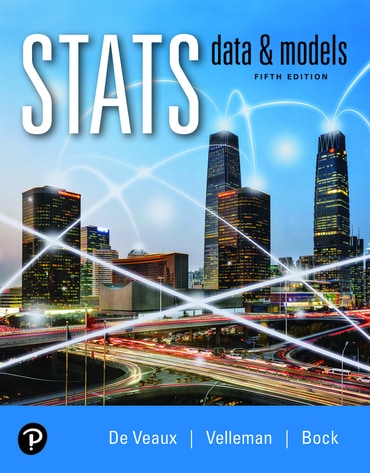 Test Bank for Stats: Data and Models 5th Edition by David E. Bock