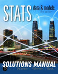Solutions Manual for Stats: Data and Models 5th Edition by David E. Bock