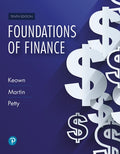 Solutions Manual for Foundations of Finance 10th Edition by Arthur J. Keown