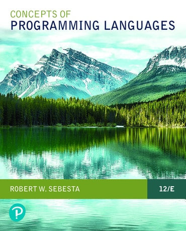 Solutions Manual for Concepts of Programming Languages 12th Edition by Robert W. Sebesta