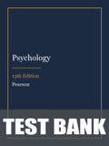 Test Bank for Psychology 13th Edition